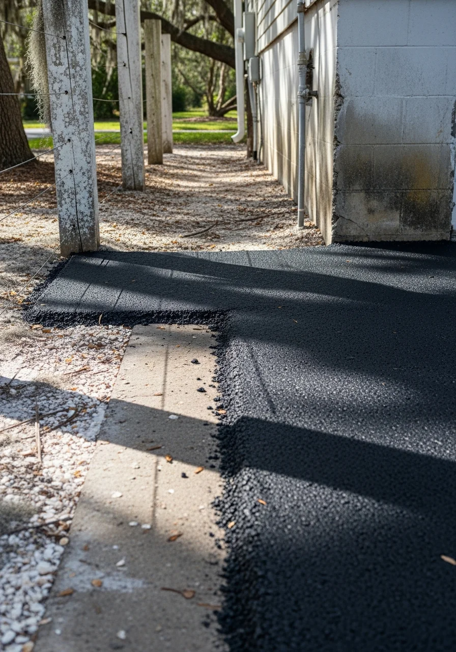 Detailed view of coastal home maintenance showing protective finishes and weather-resistant materials suited to Grand Strand climate.